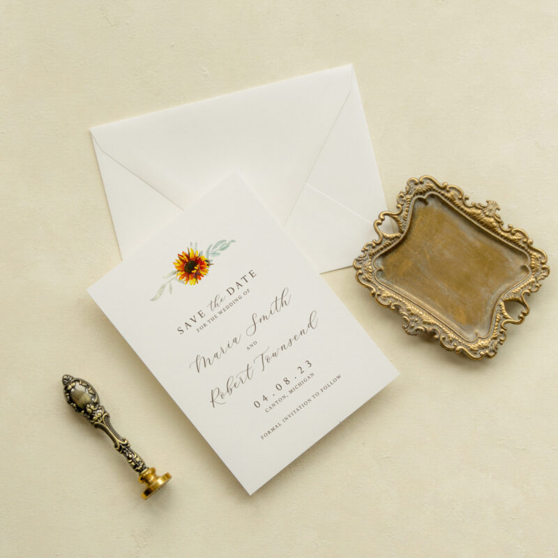 Save the date card - Dublin design