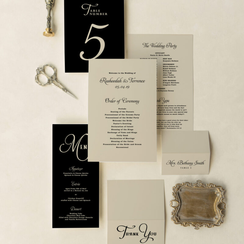 Wedding accessories - Iris design