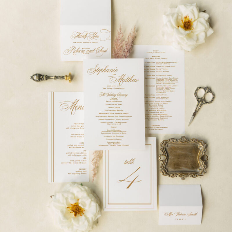 Wedding accessories - Marigold design