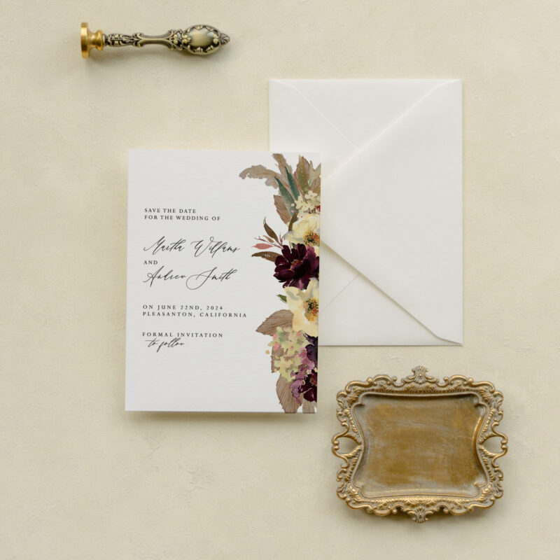 Save the date card - Minneapolis design