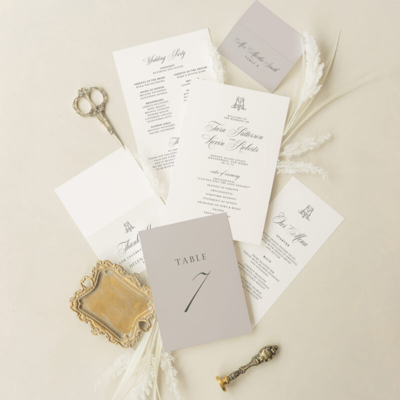 Wedding accessories - Monterey design