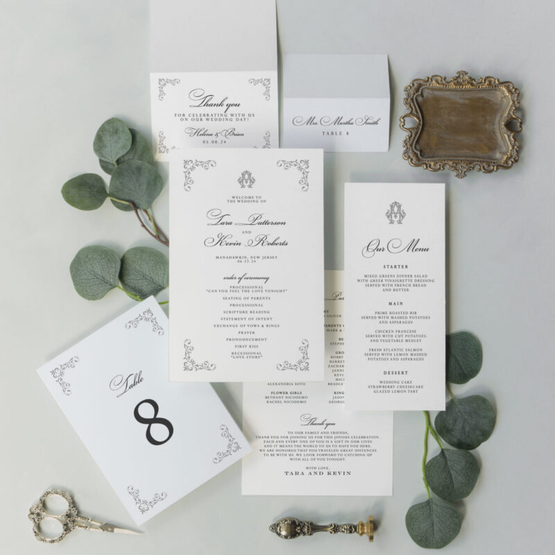 Wedding accessories - Montgomery design