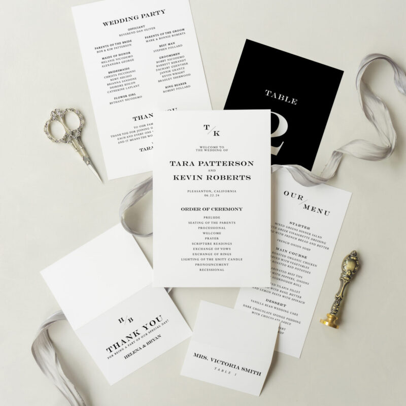 Wedding accessories - Ottawa design