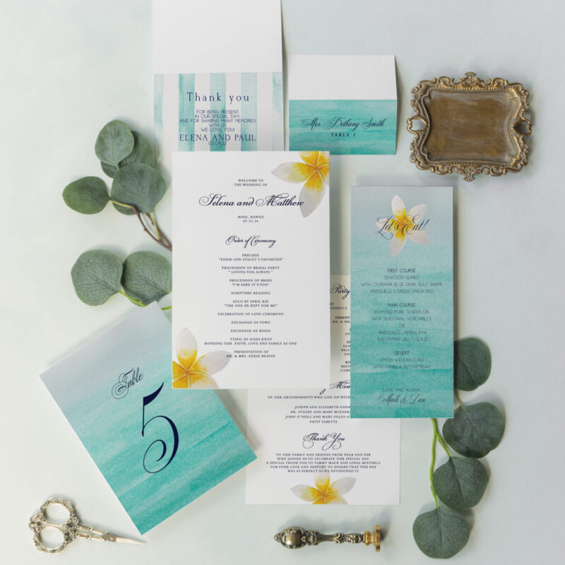Wedding accessories - Relaxing design