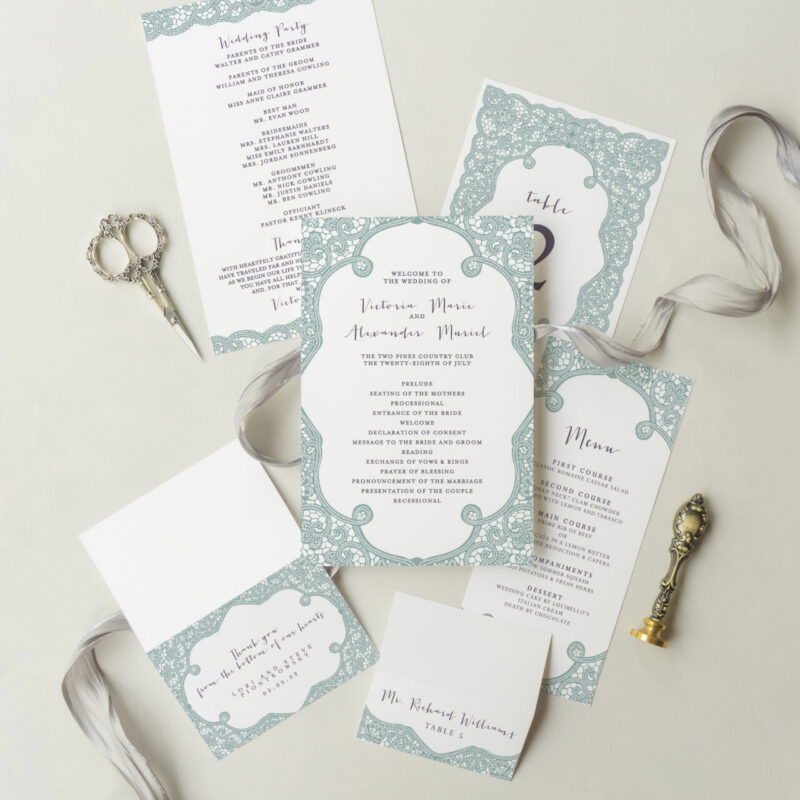 Wedding accessories - Roslindale design