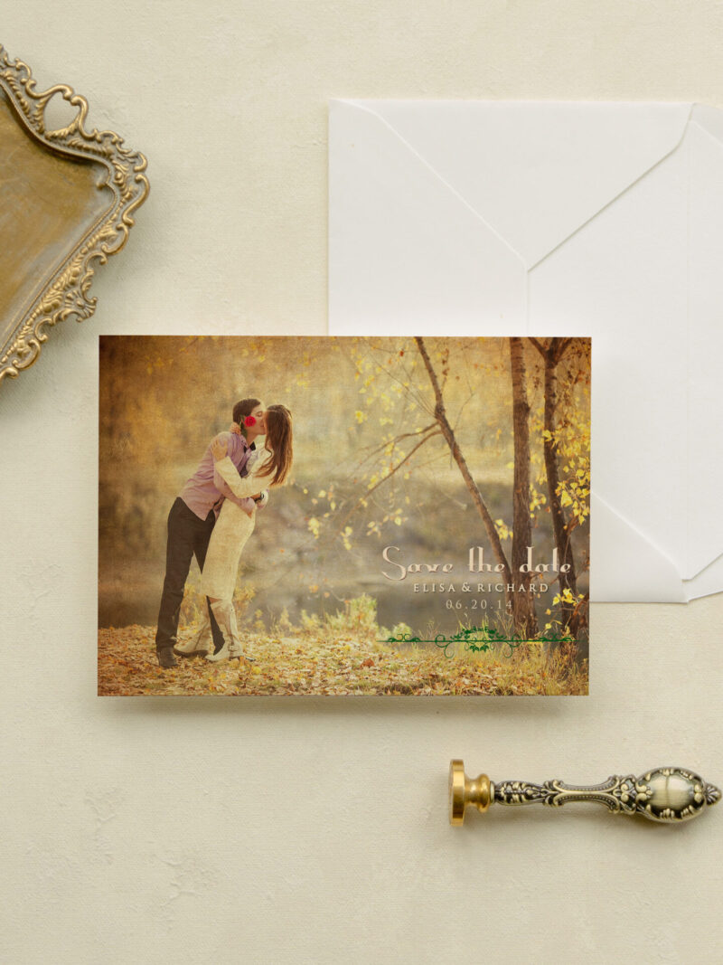 Save the date card - Taylorsville design