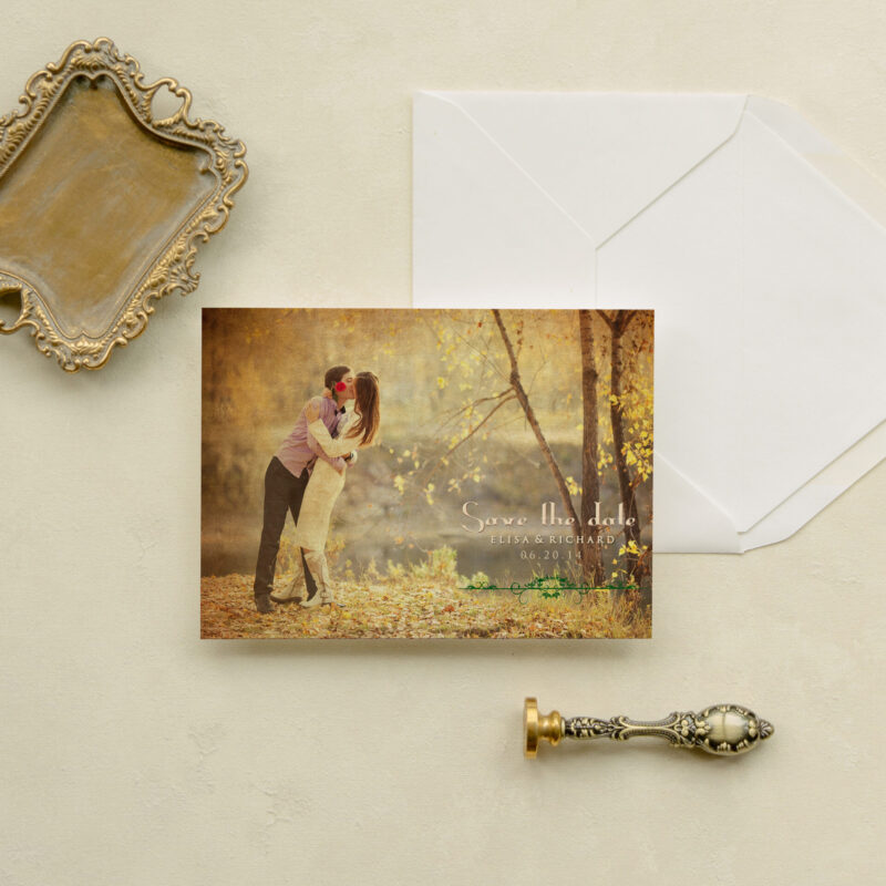 Save the date card - Taylorsville design