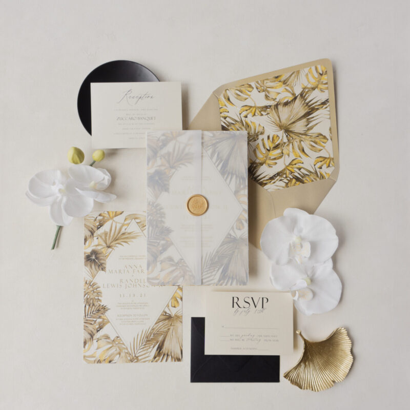 Couture foil-pressed "Randel"