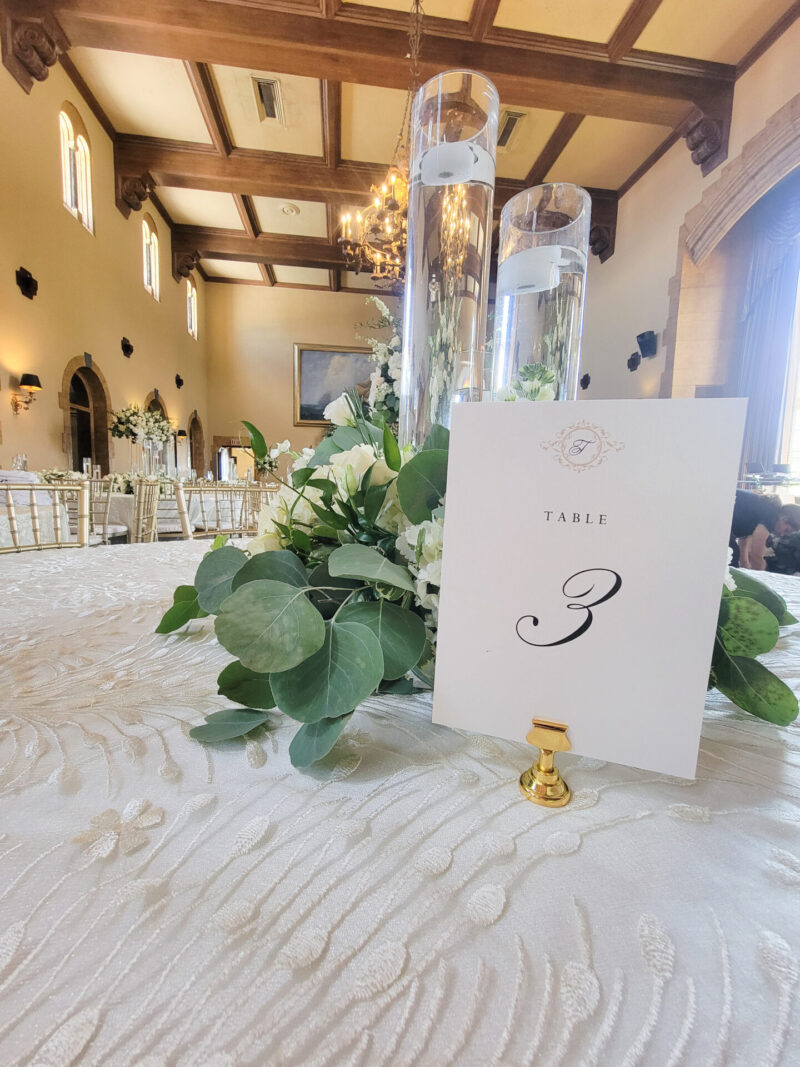 "Alhambra" table card