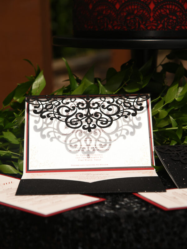 Custom "Taylor" glitter laser cut pocket