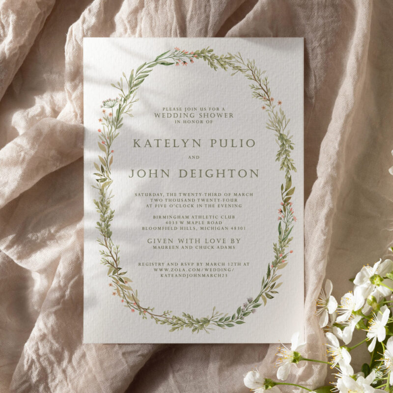 "Katy" wildfloral bridal shower