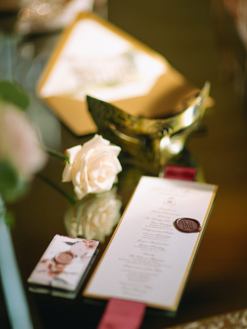 Elegant wedding ceremony programs - simple, folded, fan style, and specialty options