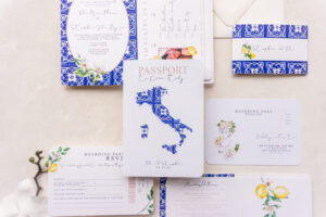 most beautiful italian inspired wedding invitations and stationery