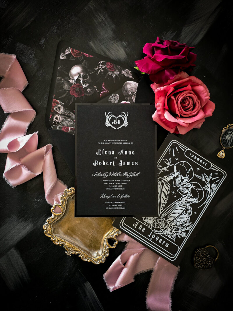 Couture 'Til death' Halloween inspired suite