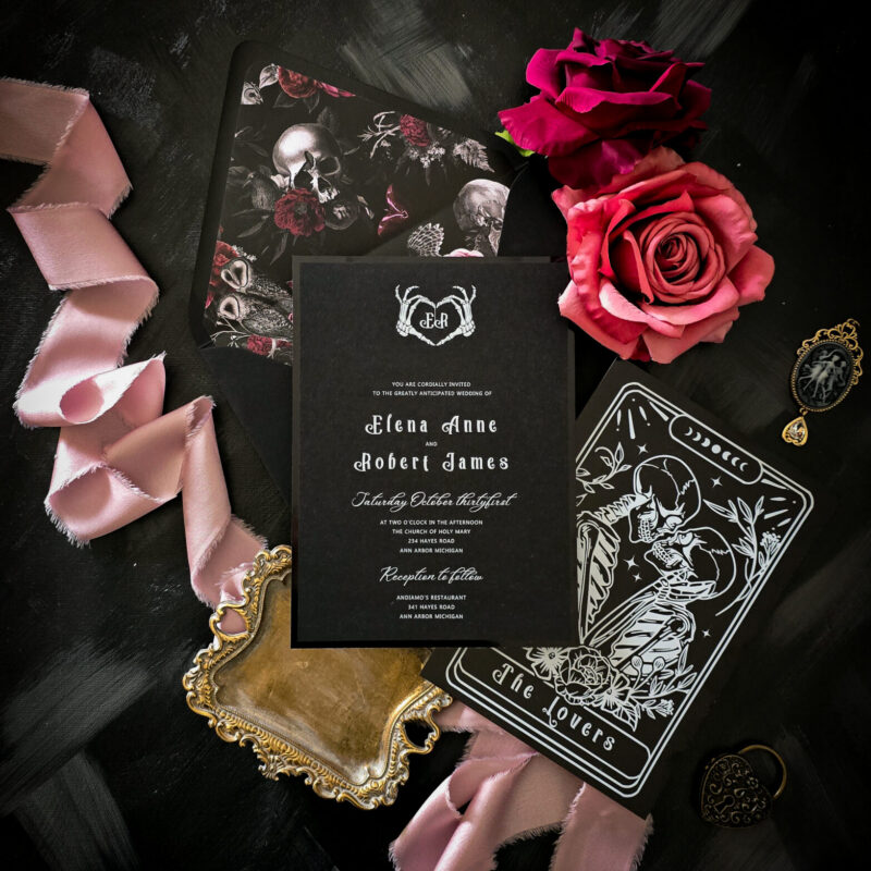 Couture 'Til death' Halloween inspired suite
