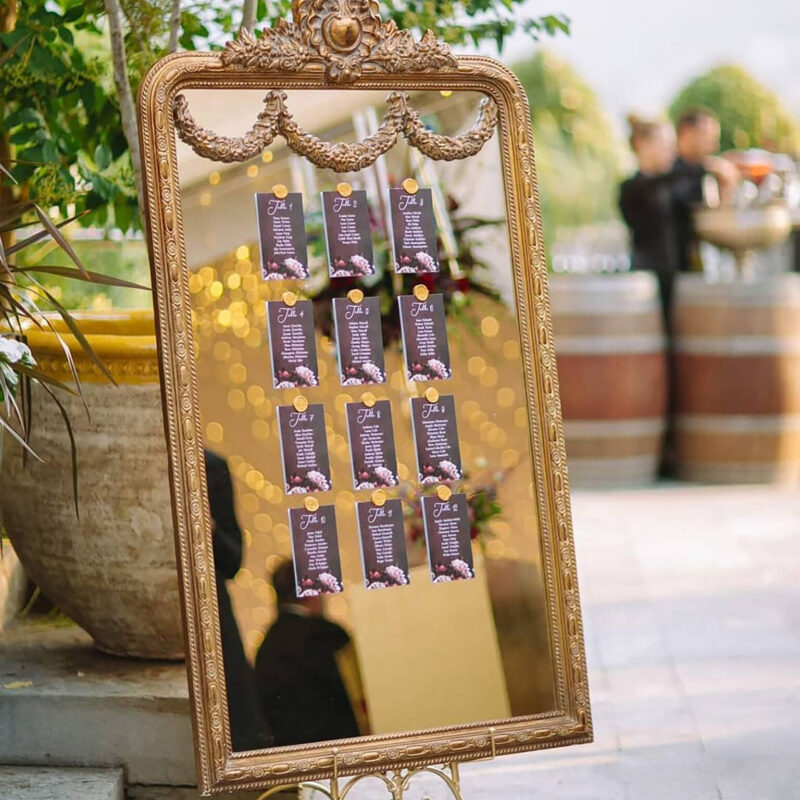 Couture 'Geno' Mirror seating chart