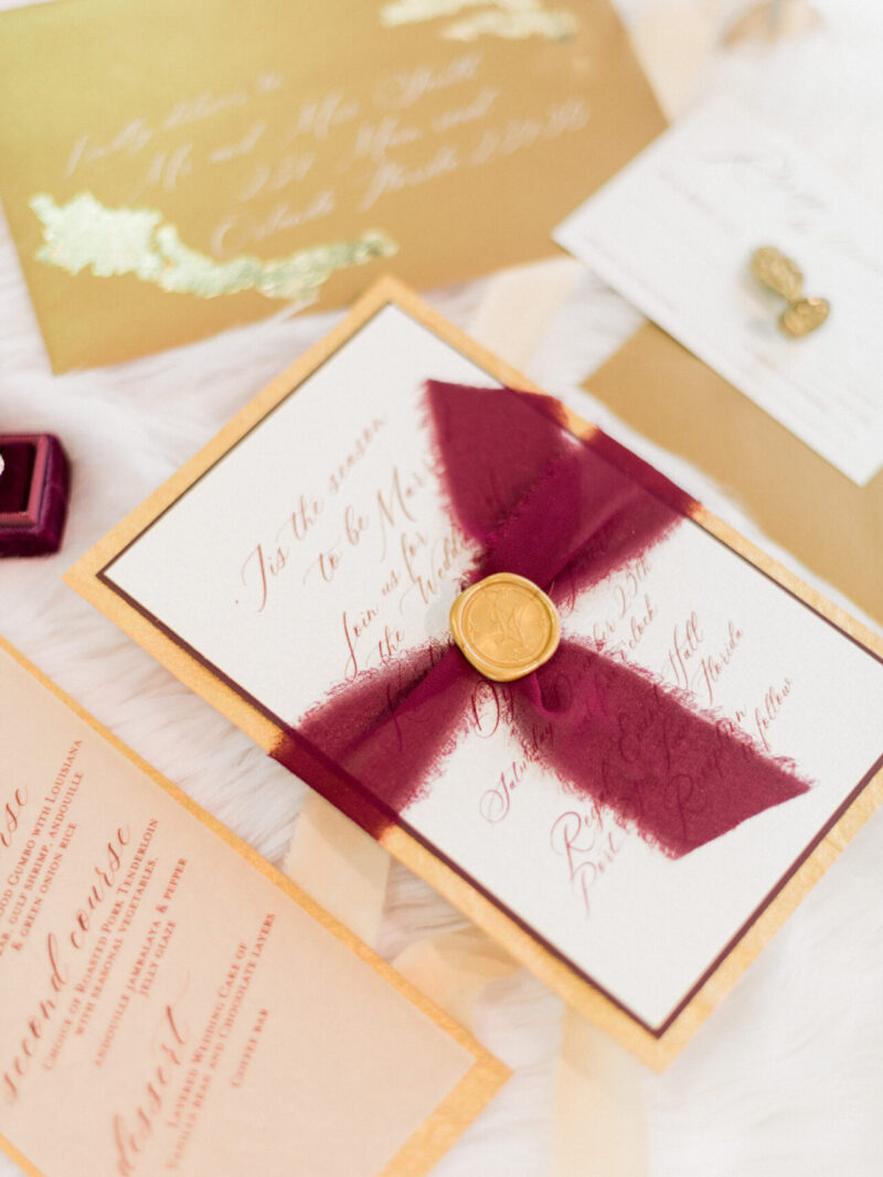 Couture 'Warm Christmas' Invitation suite