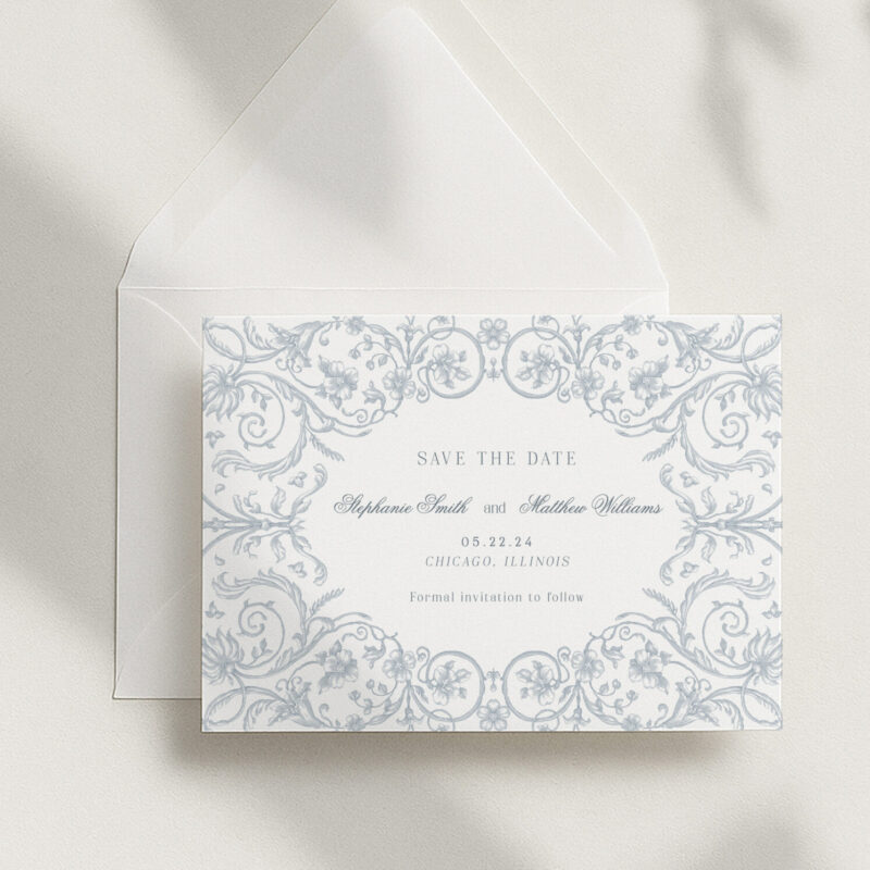 Save the date card - Coordinate to any design