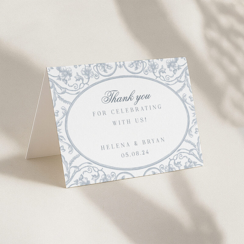 Thank you card - Coordinate to any design