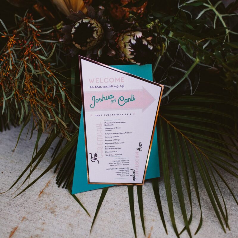 Couture 'Drive-In Darling' shaped layered program