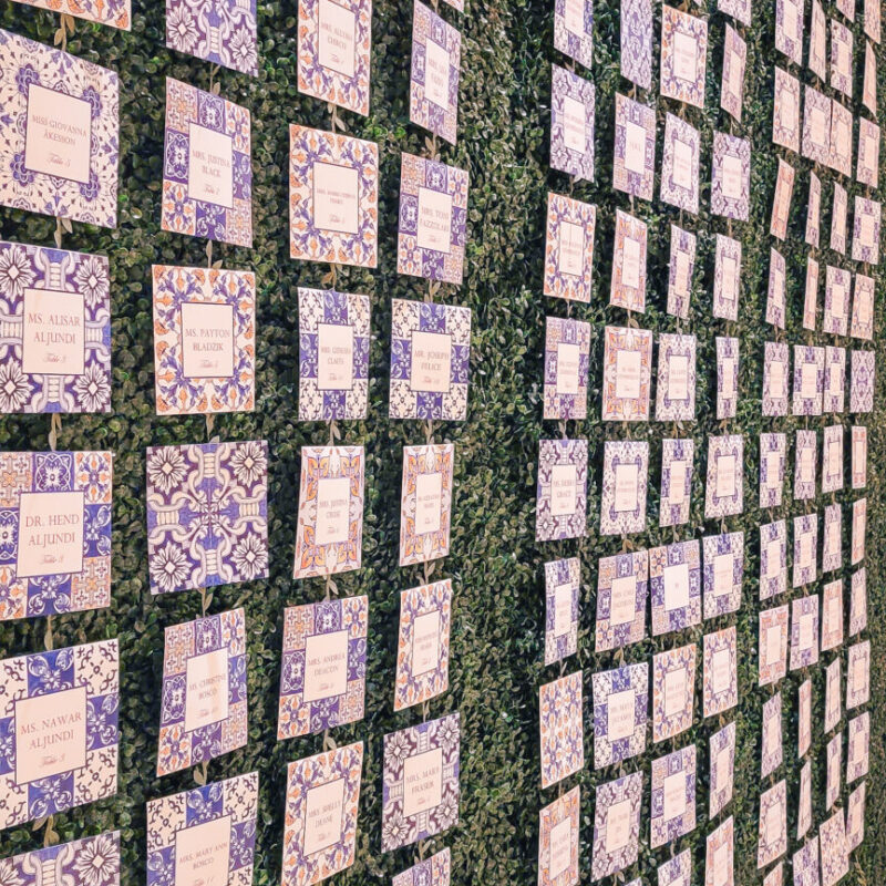 Ceramic tiles Seating arrangement