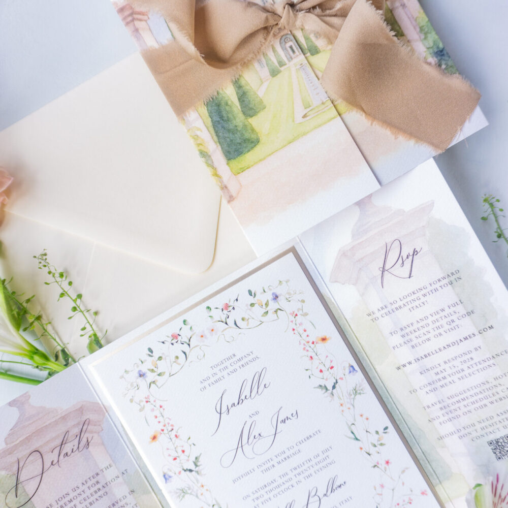 DSC07201 classic lake como wedding invitation suite