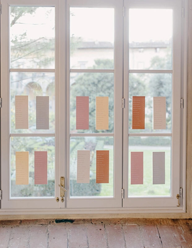 Seating arrangement installation on window